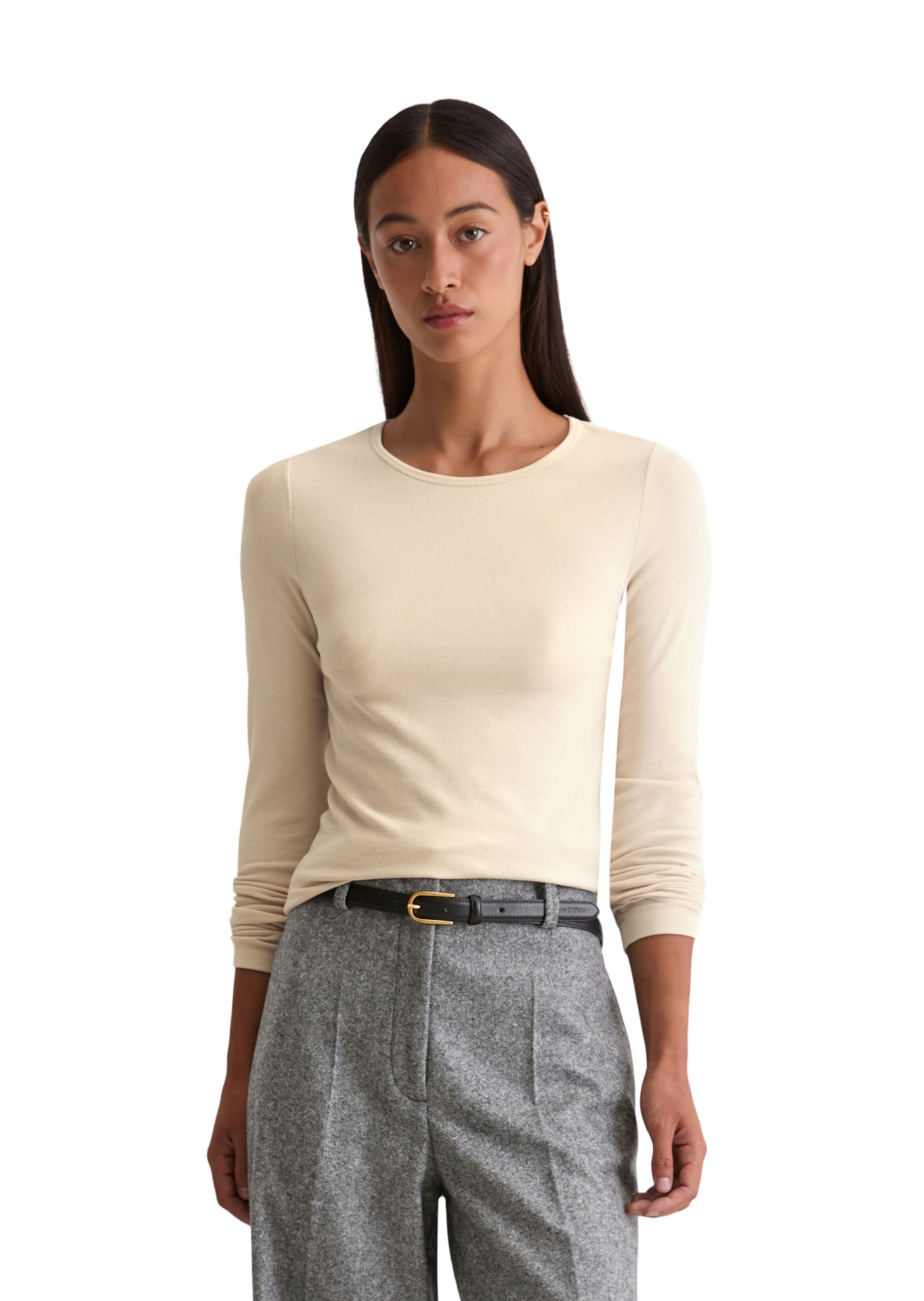 smėlio Marc O'Polo Marškinėliai: priekis