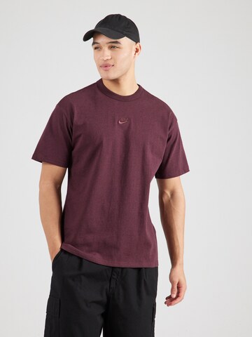Nike Sportswear Shirt 'PREM ESSNTL' in Red: front