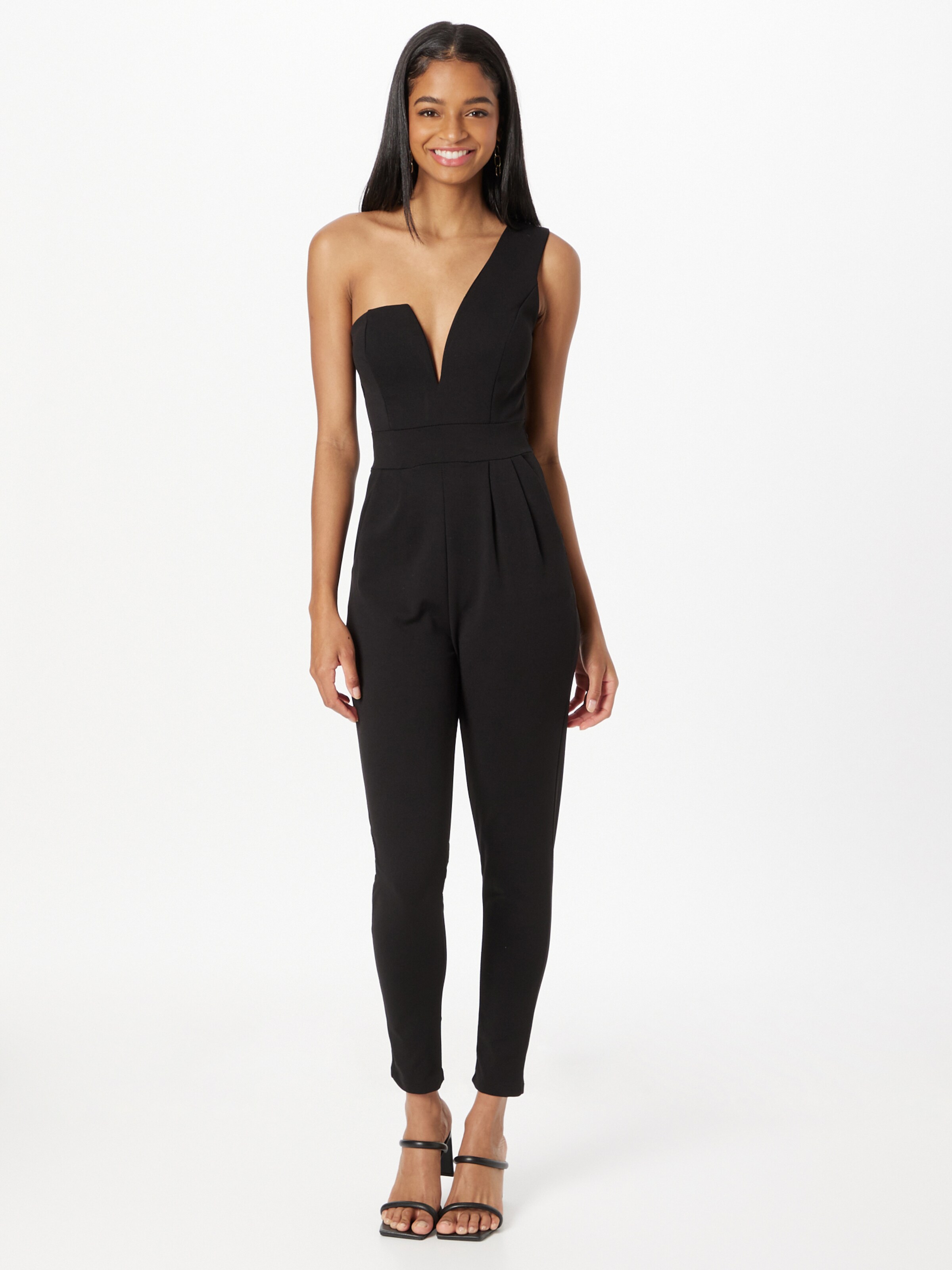 Frauen Jumpsuits WAL G. Overall 'DALIA' in Schwarz - ER47056 Frauen Jumpsuits WAL G. Overall 'DALIA' in Schwarz - ER47056