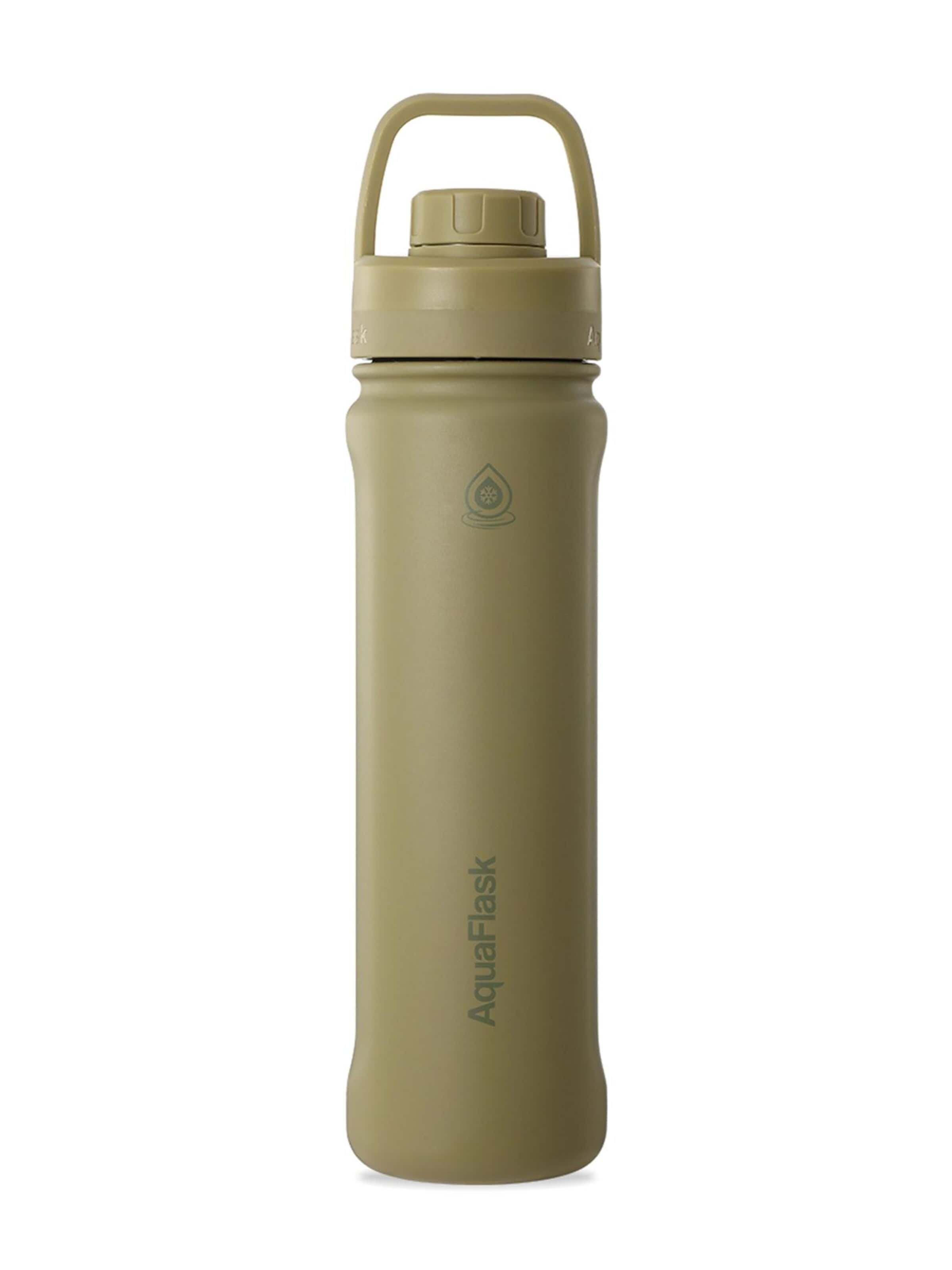 AquaFlask Láhev na vodu 'AquaFlask Termoláhev REGULAR+ 650 ml' – béžová: přední strana