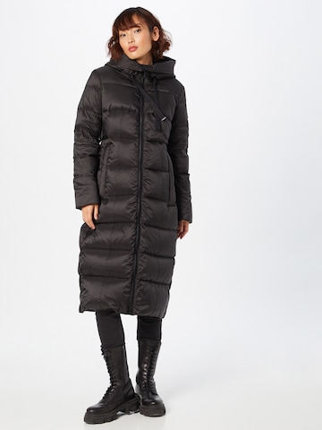 Peuterey Χειμερινό παλτό 'NUNKI MQE' σε μαύρο: μπροστά