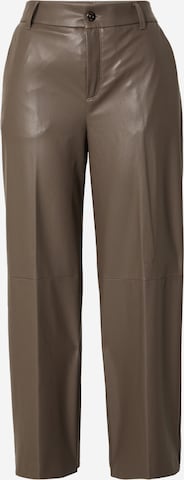 MAC - Loosefit Pantalón de pinzas 'CHIARA' en gris: frente