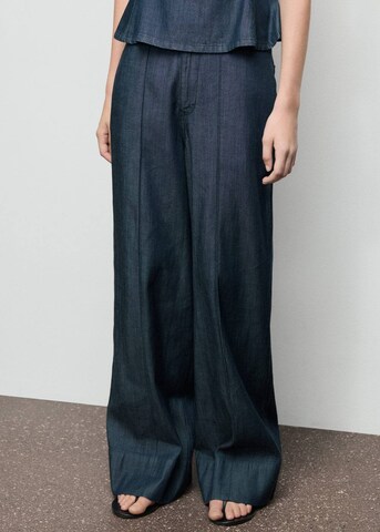 MANGO Wide leg Jeans 'Lua' in Blue