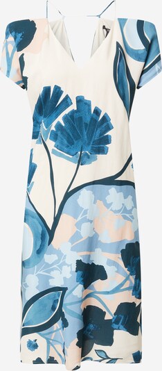 Esprit Collection Robe en crème / bleu / bleu marine / bleu fumé / bleu clair, Vue avec produit