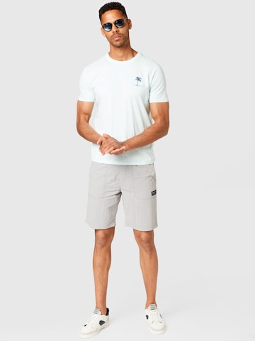 TOM TAILOR DENIM Loosefit Shorts in Grau