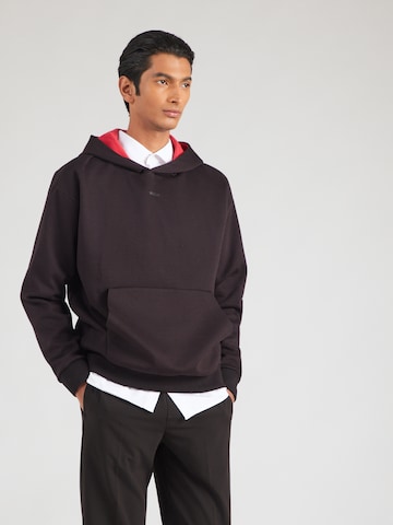 HUGO Sweatshirt 'Daneony' in Schwarz: Vorderseite