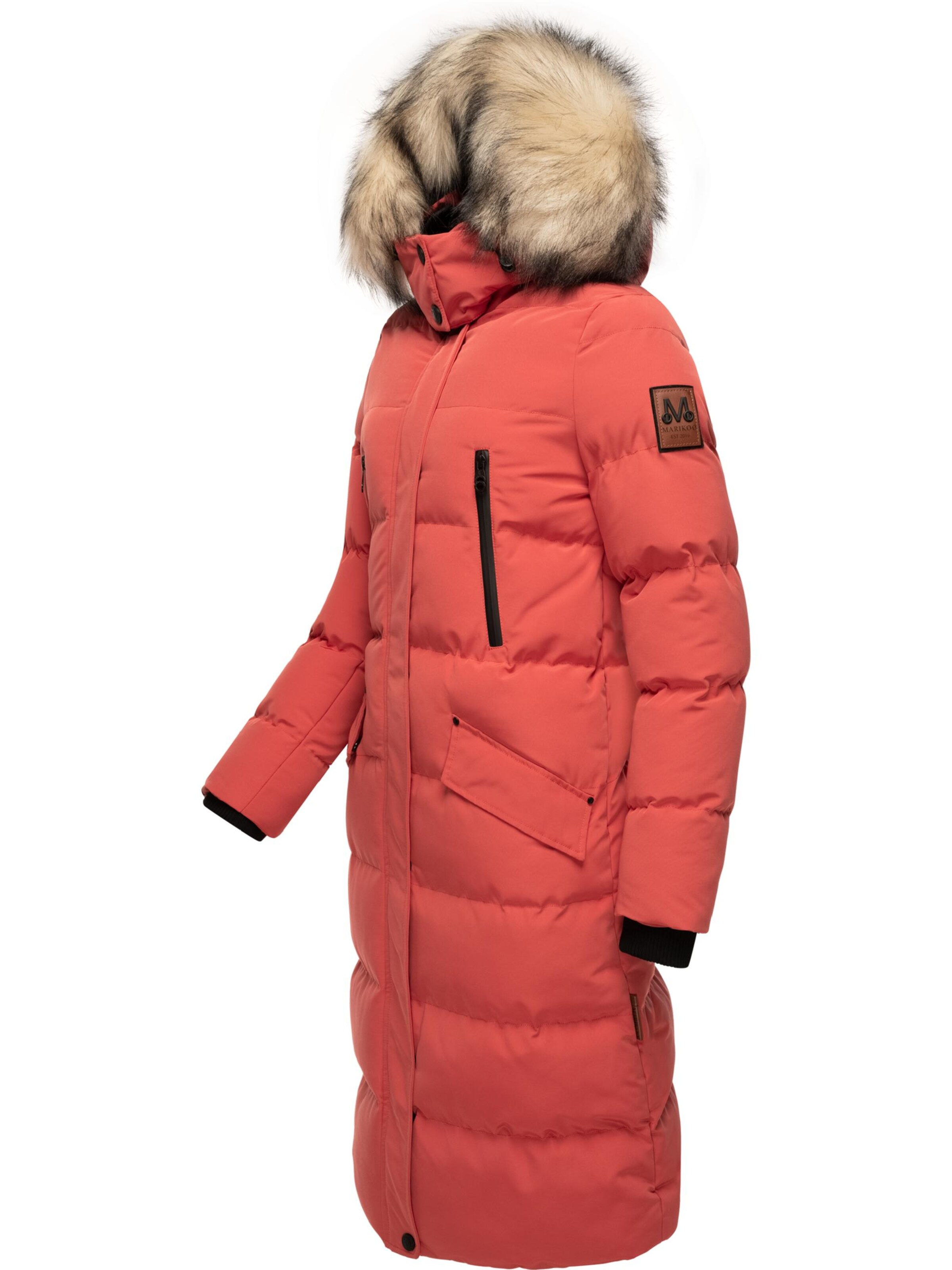 MARIKOO Talvemantel 'Schneesternchen', värv punane