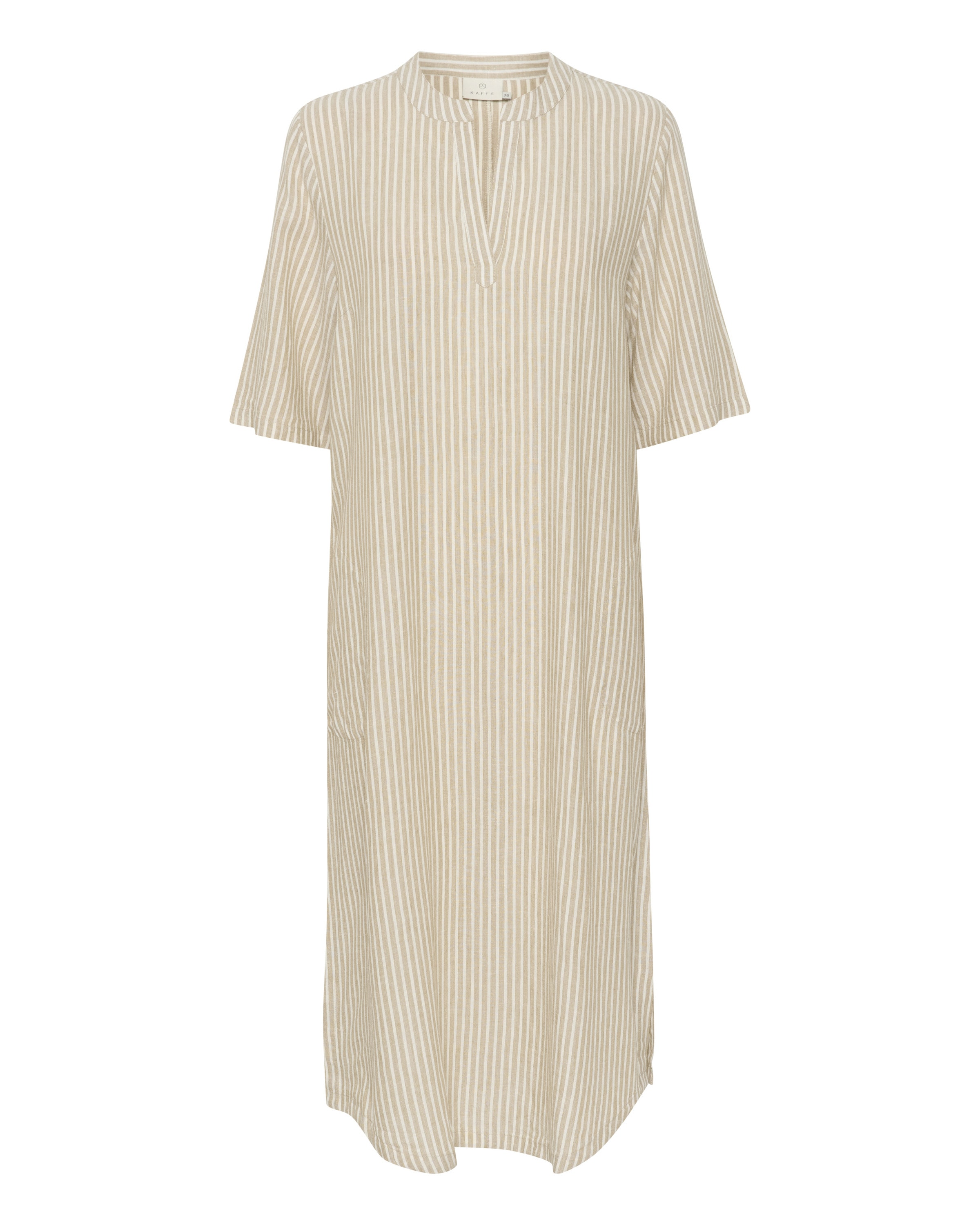 Kaffe Šaty 'KAMilia' – béžová: přední strana