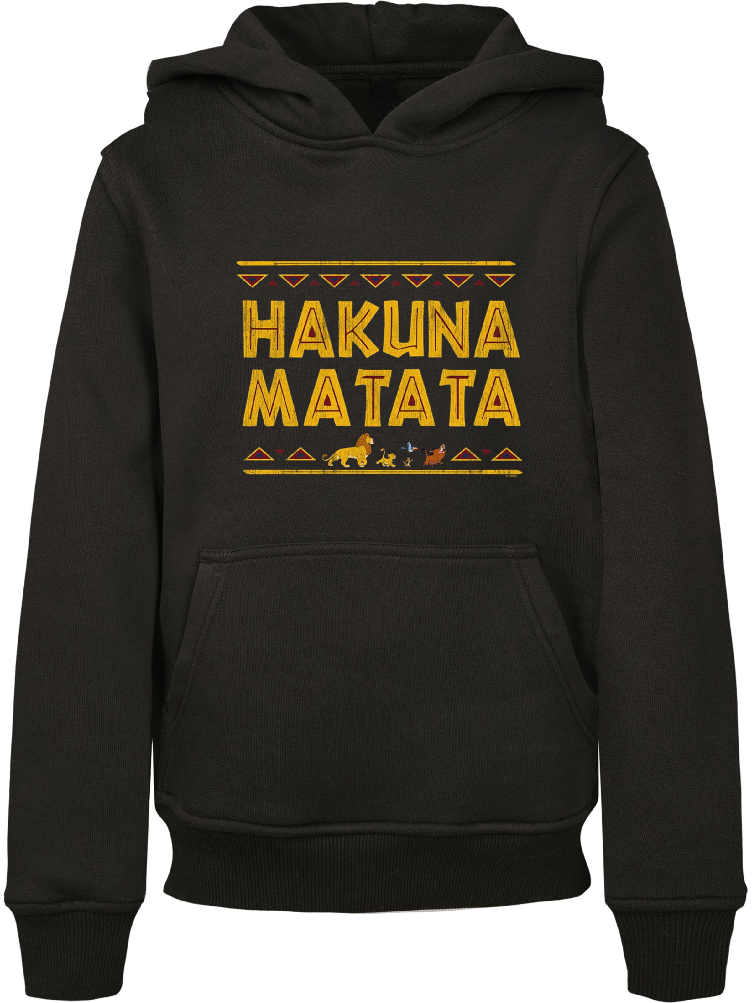 F4NT4STIC Sweatshirt Hakuna Matata in Black ABOUT YOU