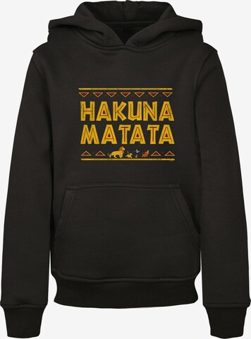 F4NT4STIC Sweatshirt 'Hakuna Matata' in Schwarz: predná strana