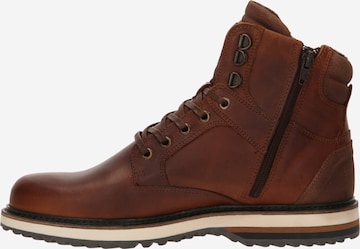 BULLBOXER Lace-Up Boots in Brown