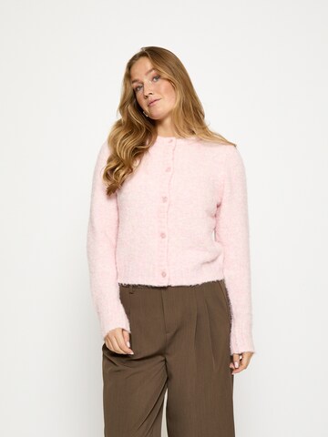 Giacchetta 'Liss Cardigan' di Peppercorn in rosa: frontale