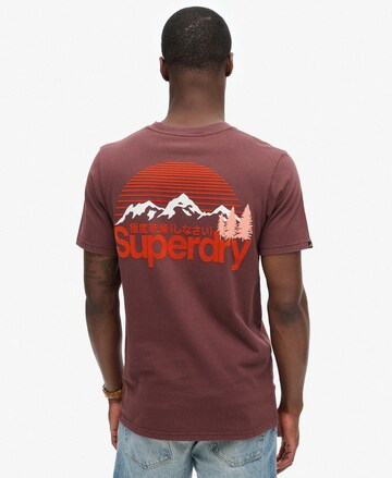 T-Shirt Superdry en violet