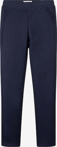 TOM TAILOR Skinny Kalhoty – modrá: přední strana