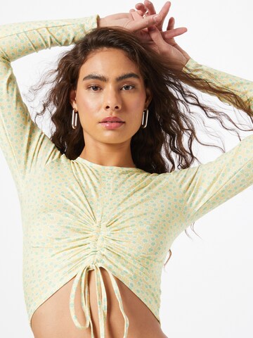 Nasty Gal Shirt in Yellow