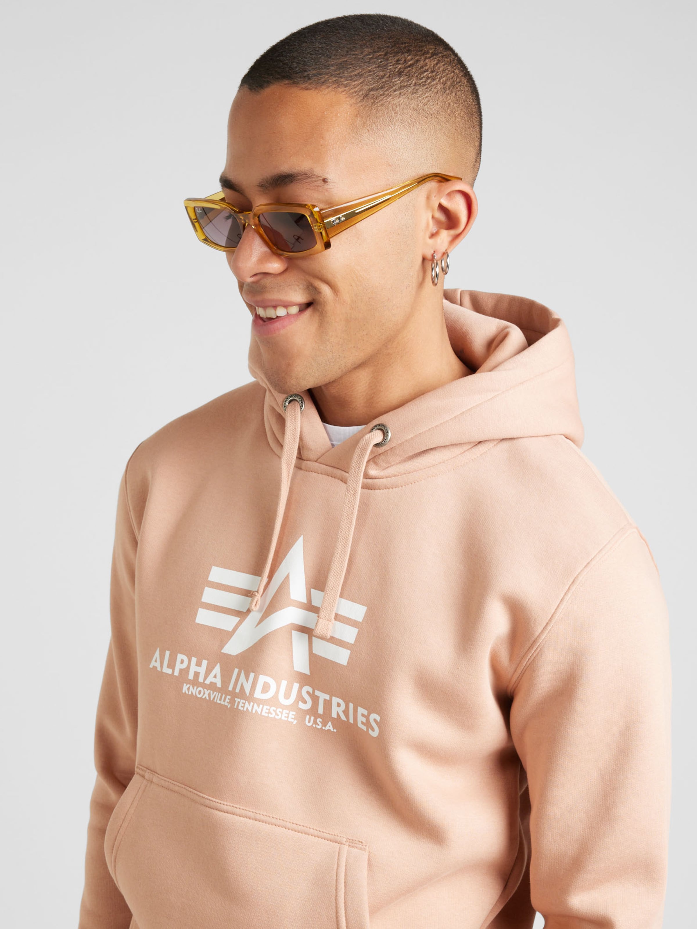 Alpha industries hoodie orange deals