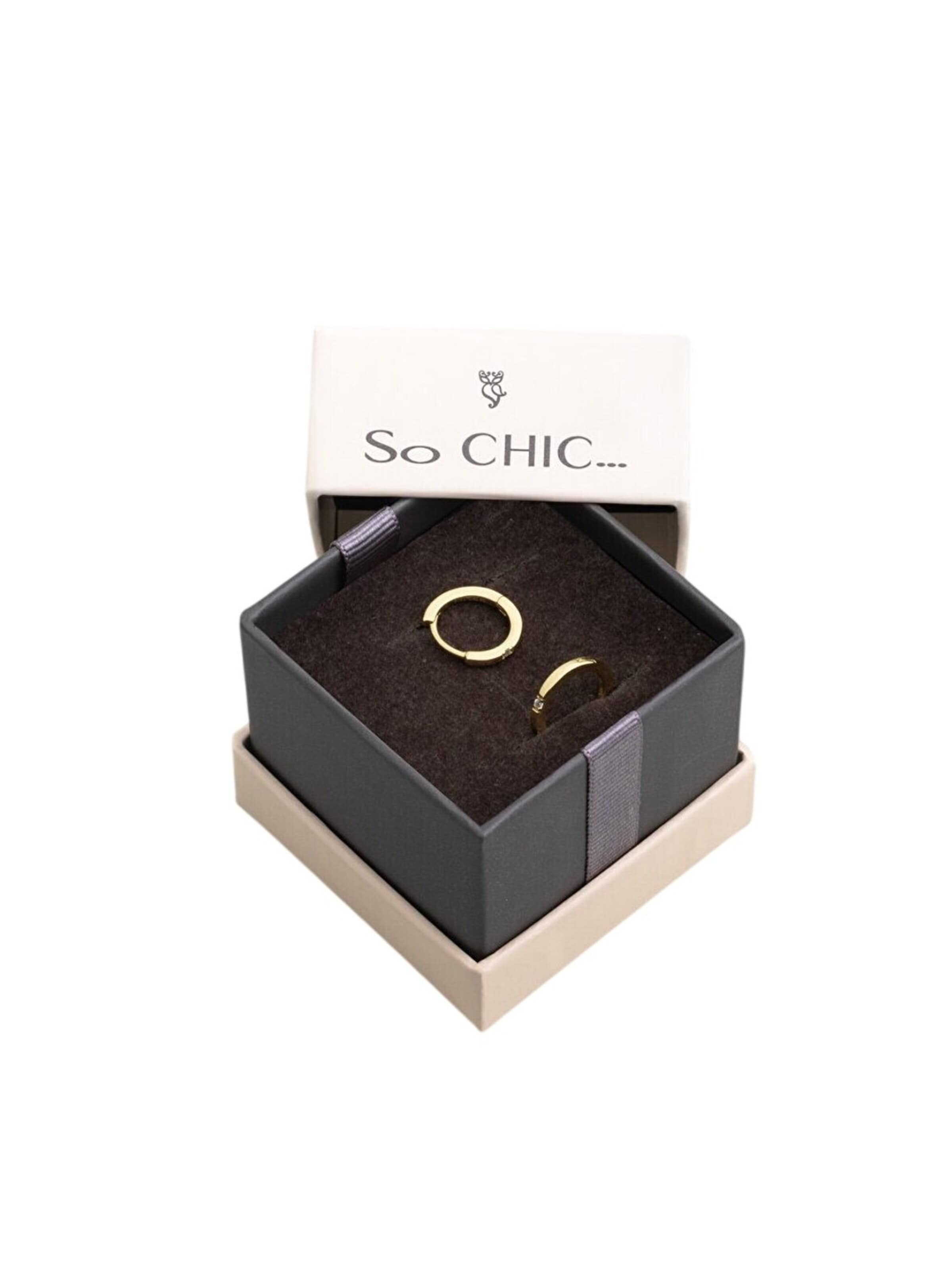 Boucles d'oreilles So Chic en or