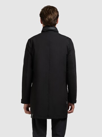 khujo Płaszcz przejściowy 'Ystak' w kolorze czarny