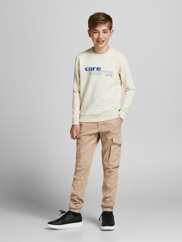 Jack & Jones Junior Zúžený Kalhoty 'Paul' – hnědá