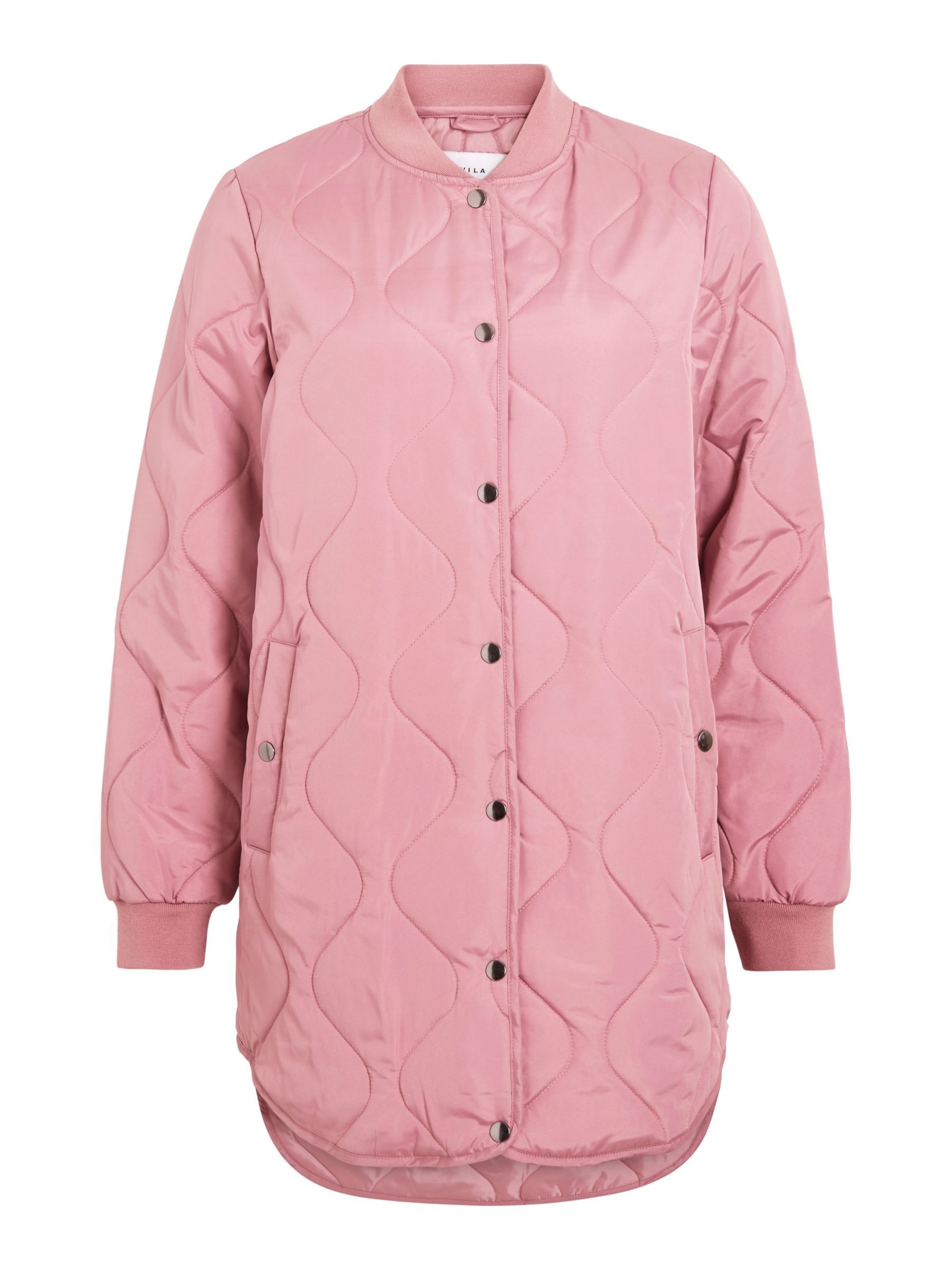 VILA - Abrigo de entretiempo 'VITate' en rosa: frente