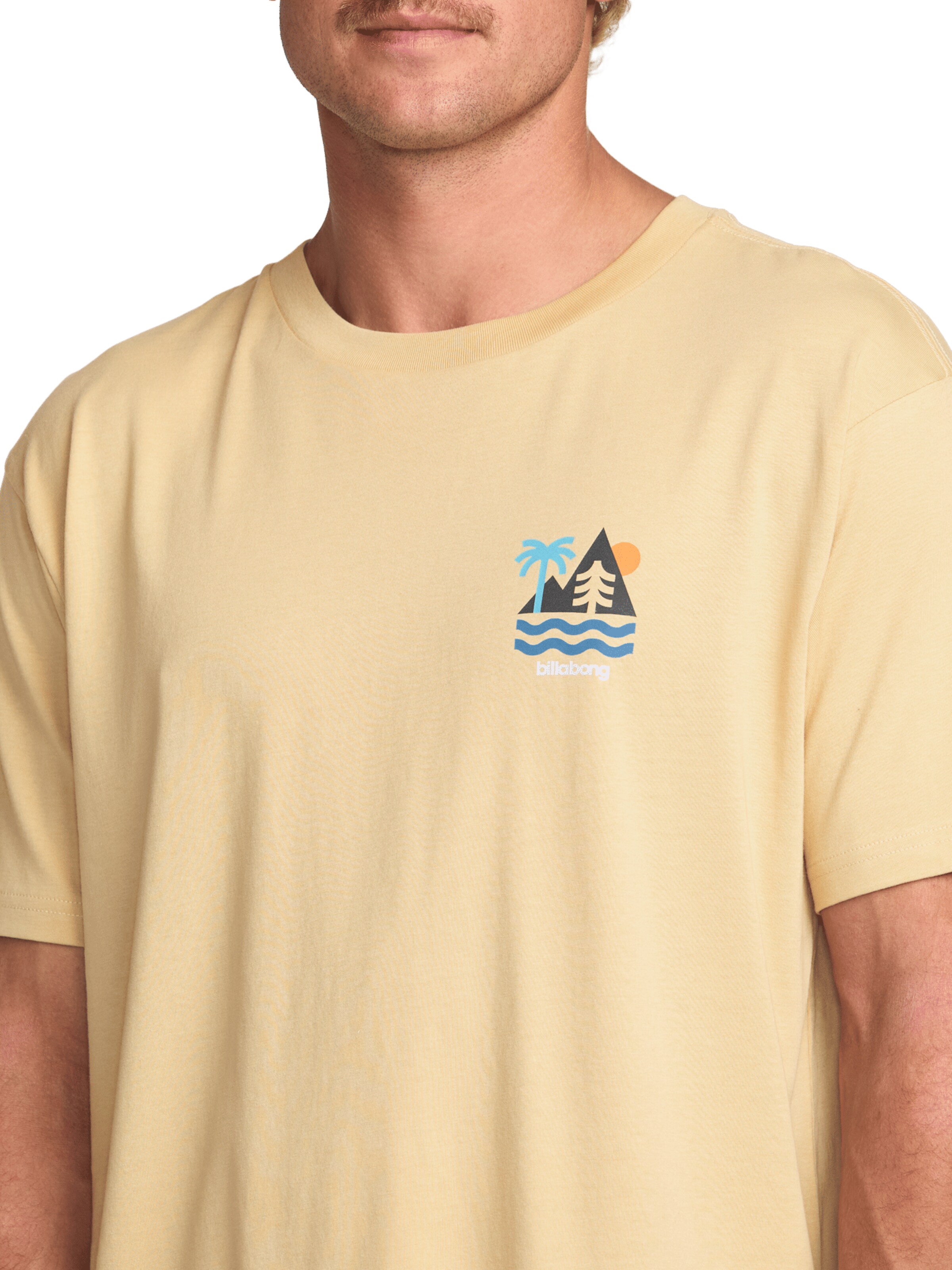 T-Shirt 'Sundown Adiv' BILLABONG en beige