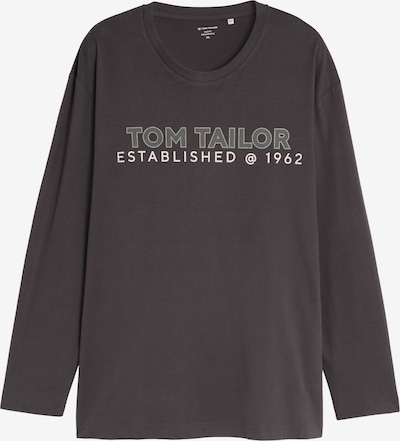 XXXL dydžio Marškinėliai iš TOM TAILOR Men +, spalva – pilka / grafito / balta, Prekių apžvalga