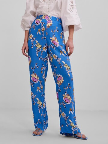 Y.A.S Wide leg Broek 'Indigo' in Blauw: voorkant