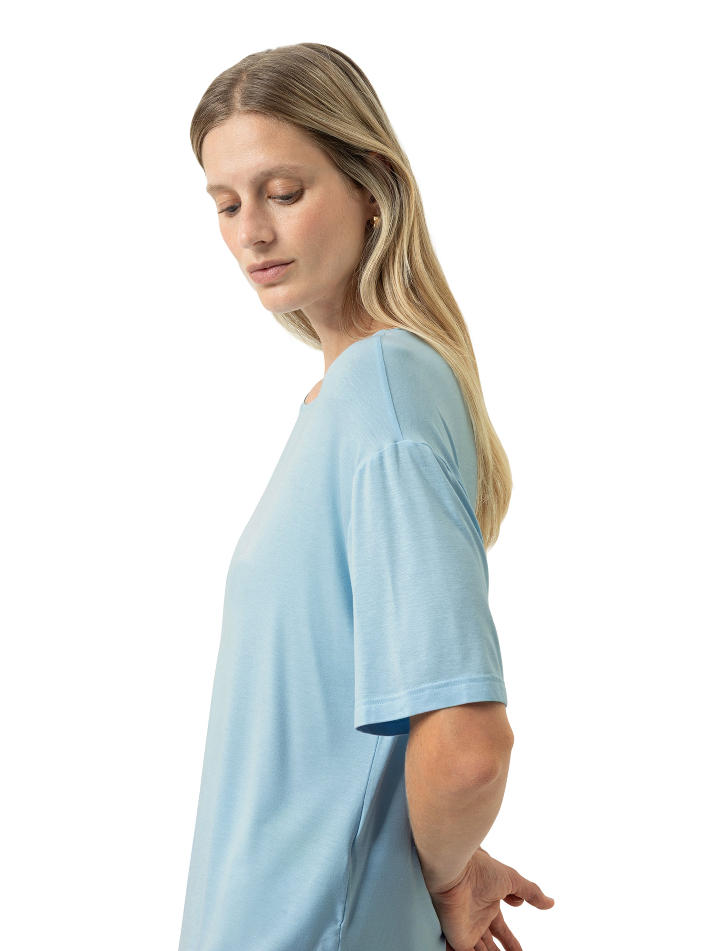 Chemise de nuit 'Pure Chic' Mey en bleu