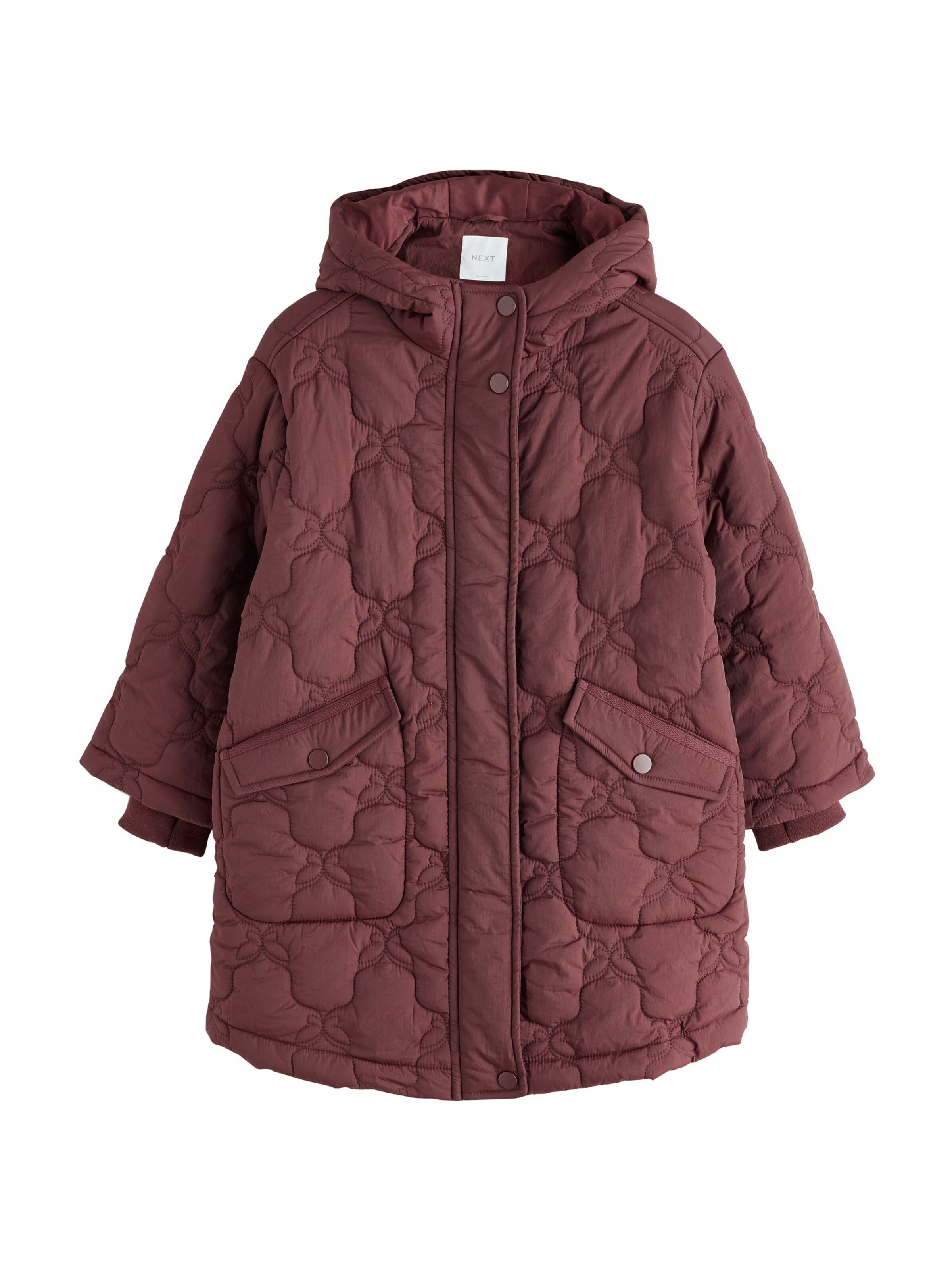 Next Winterjas in Rood: voorkant