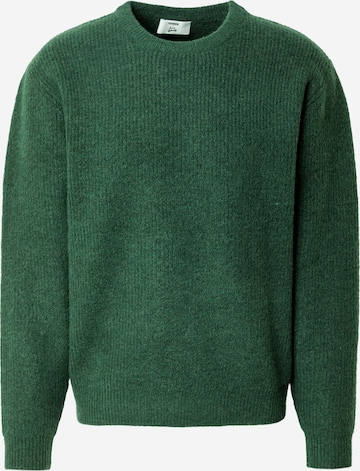 ABOUT YOU x Jaime Lorente Sweater 'Santino' in Green: front