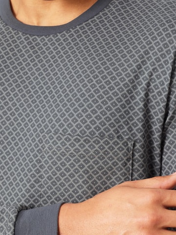 SCHIESSER Pyjama lang 'Comfort Essentials' in Grau