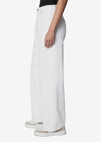 Marc O'Polo DENIM Wide leg Jeans 'TOMMA' in White