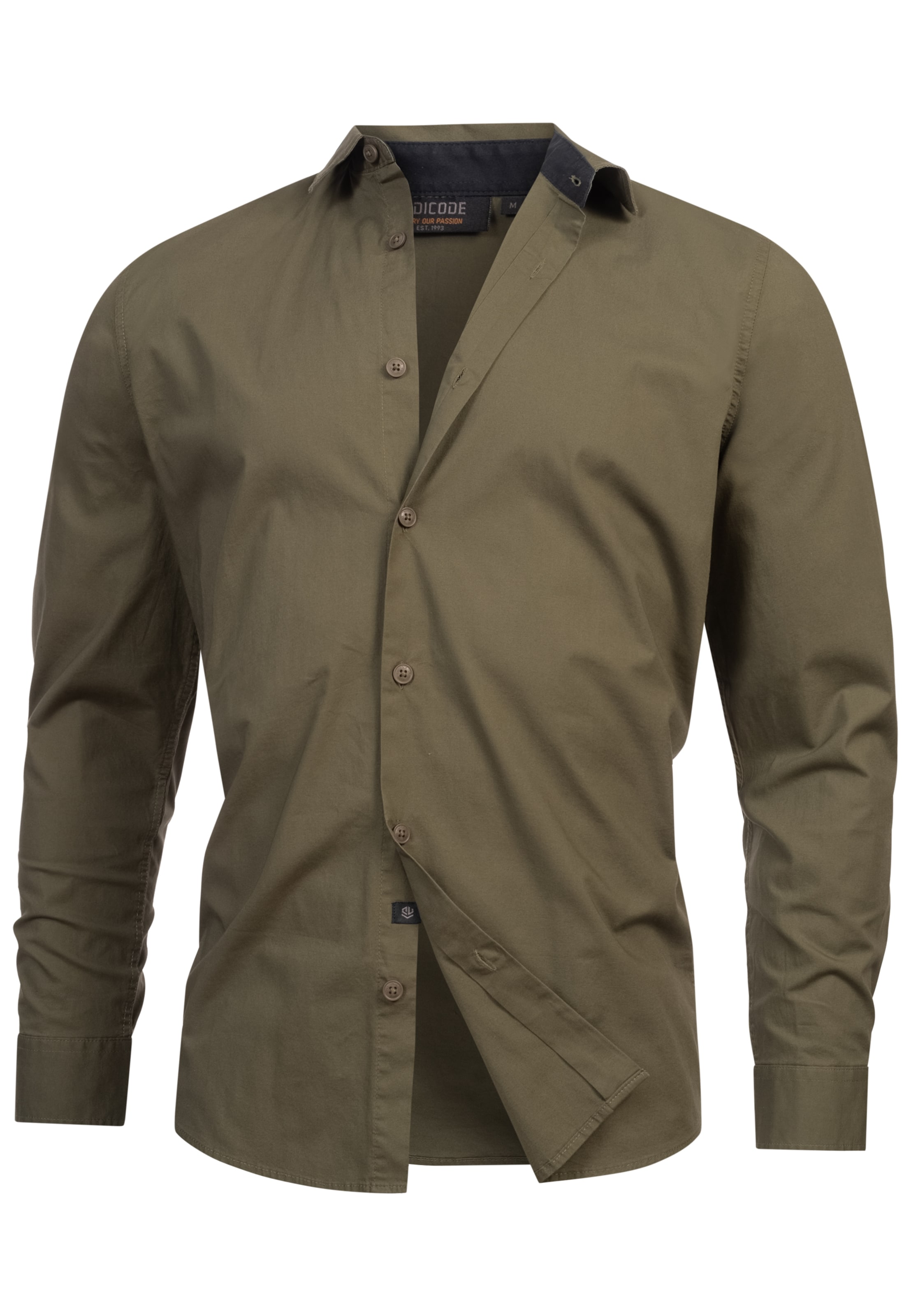 INDICODE JEANS Hemd 'Kamby' in Grün: Vorderseite