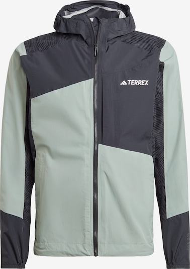 ADIDAS TERREX Outdoor jacket 'Xperior' in Pastel green / Black / White, Item view