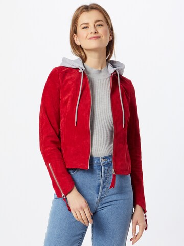 FREAKY NATION Between-season jacket 'Lahja' in Red: front