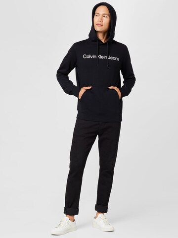 Calvin Klein Jeans Sweatshirt in Schwarz