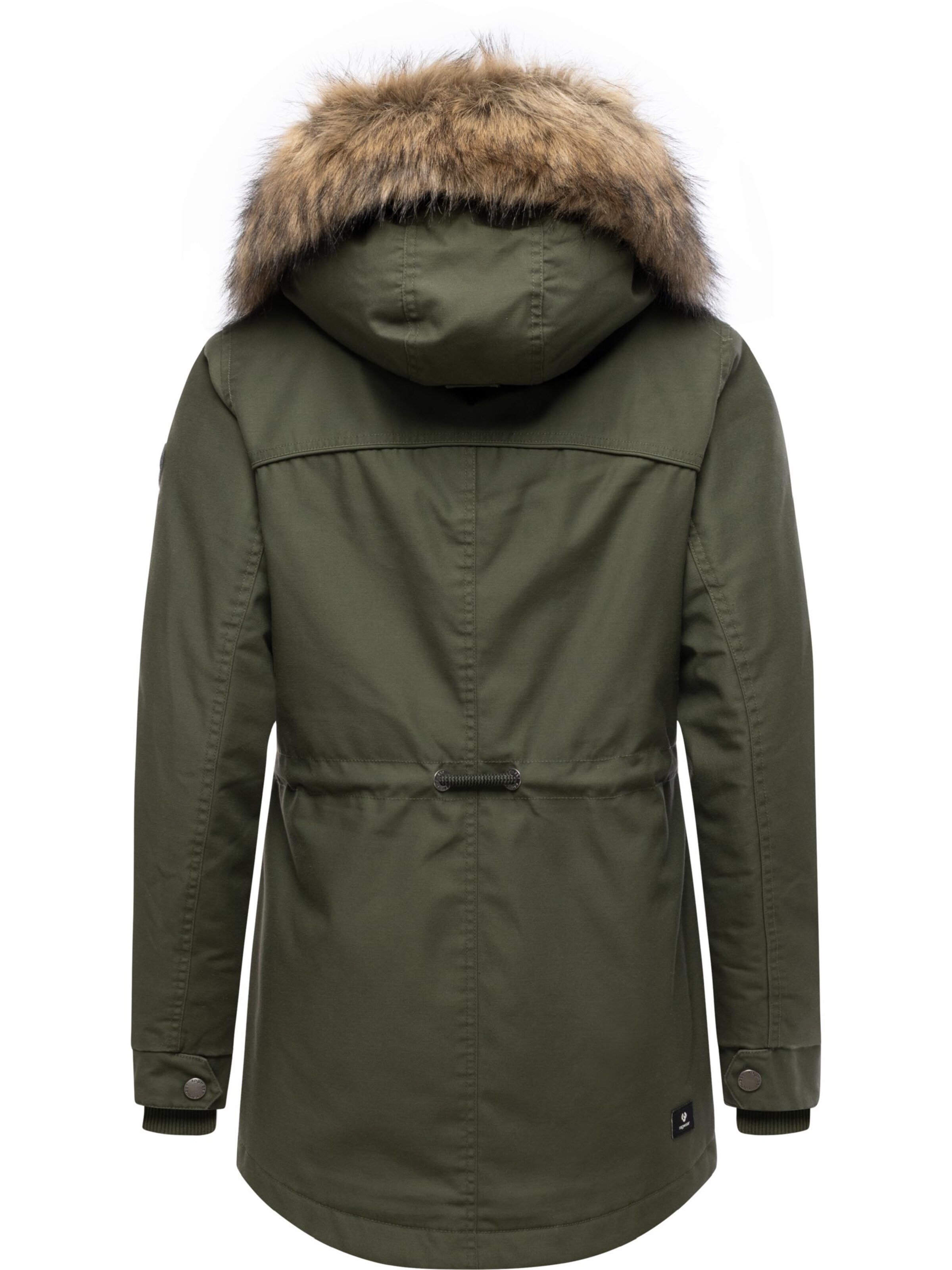 Ragwear Winterparka 'Tawny Short' in Groen