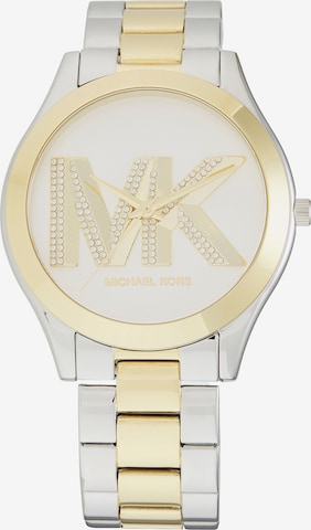 MICHAEL Michael KorsAnalogni sat 'SLIM RUNWAY' - srebro boja: prednji dio
