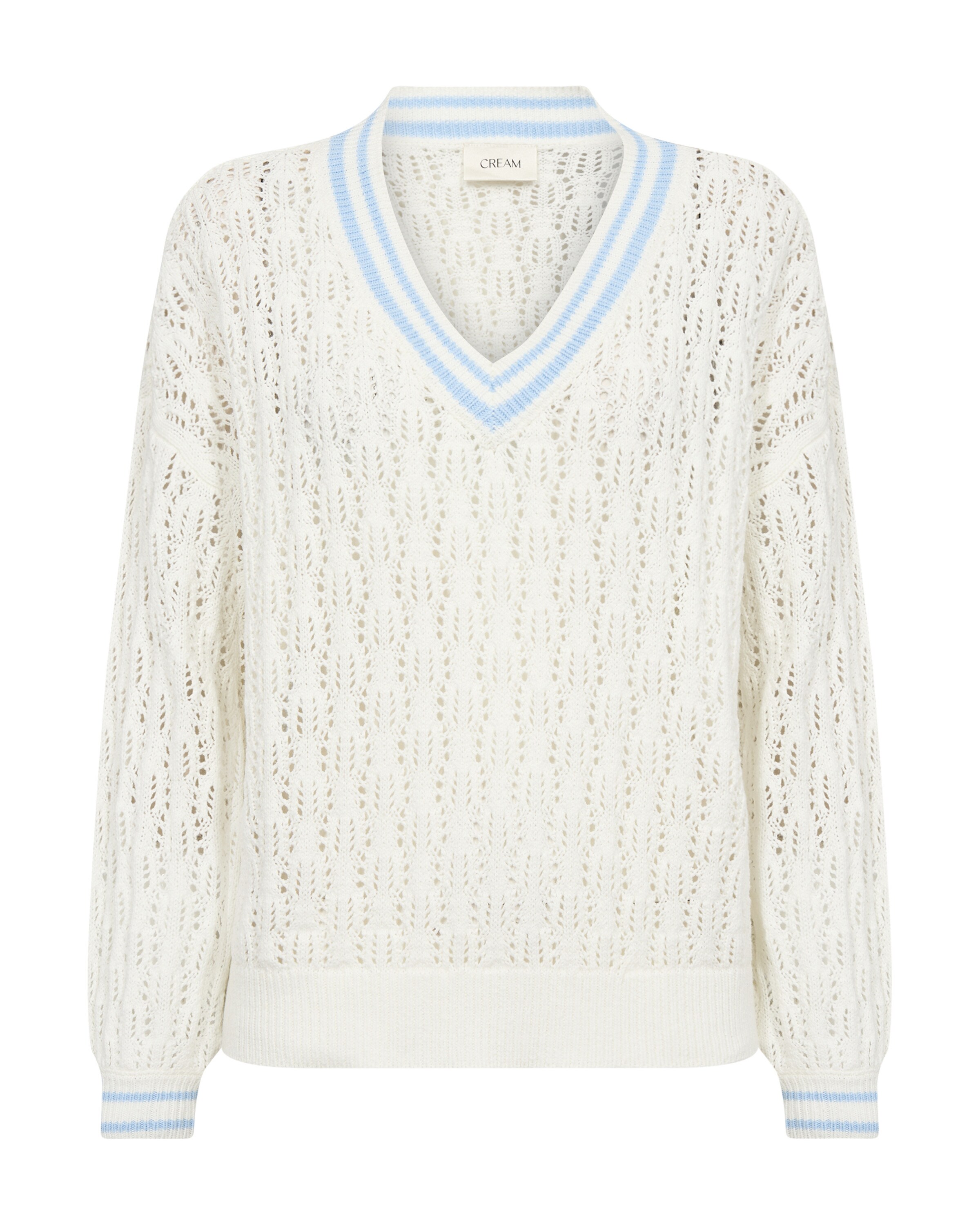 Cream Pullover 'CRPreps' in Weiß: Vorderseite