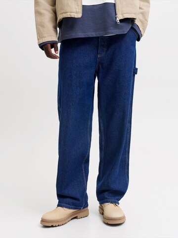 JACK & JONES Baggy Džínsy 'JJIALEX JJCARPENTER' - Modrá: predná strana