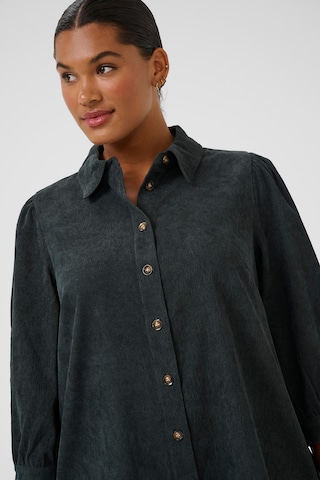 KAFFE CURVE Shirt dress 'Verana' in Green