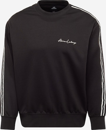 ARMANI EXCHANGE Sweatshirt in Black: front