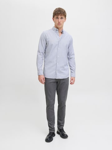 Coupe slim Pantalon chino 'JJIMarco JJDave' JACK & JONES en gris