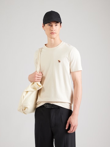 Abercrombie & FitchMajica 'LIFELIKE MOOSE' - bijela boja: prednji dio