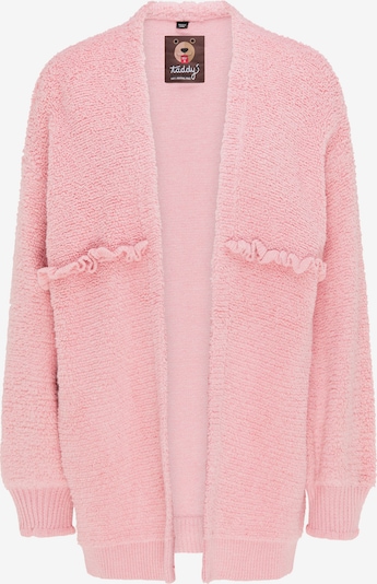 taddy Cardigan en rose clair, Vue avec produit
