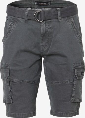 Regular Pantalon cargo KOROSHI en gris : devant