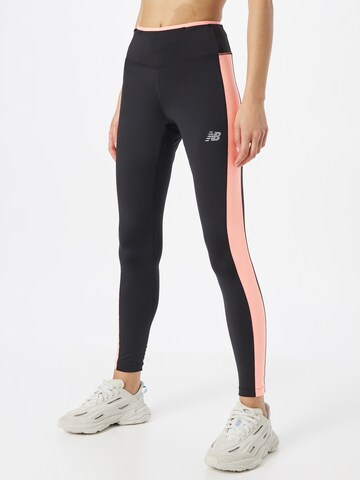 new balance Skinny Sportbyxa 'Accelerate' i svart: framsida