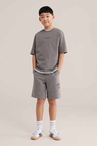 WE Fashion Футболка в Серый