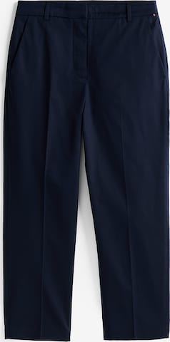 Slimfit Pantaloni cu dungă de la TOMMY HILFIGER pe albastru: față