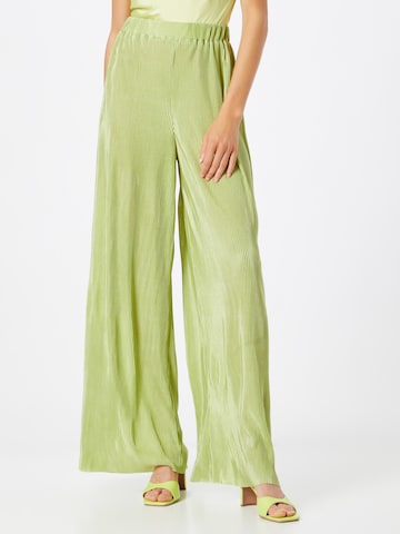 Wide Leg Pantalon 'Miss Joslin' Misspap en vert : devant